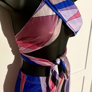 Miss 8 womens medium halter top outfit